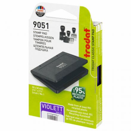 Штемпельная подушка TRODAT 9051 90х50 мм, ФИОЛЕТОВАЯ, 191021