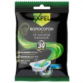Средство для прочистки труб Expel для устранения засоров от волос саше, 50г