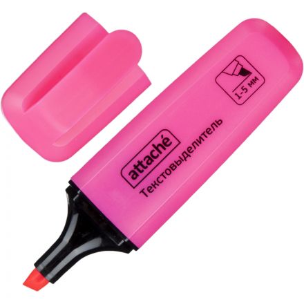 Маркер текстовыделитель Attache Palette 1-5мм розовый HL6010 Маркер текстовыделитель Attache Palette 1-5мм розовый HL6010