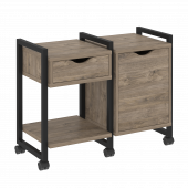 Loft Тумба на колесных опорах наборная. Вариант №3 VR.L-TN-3.K Тиквуд тёмный/Чёрный металл 970*460*767 Loft Тумба на колесных опорах наборная. Вариант №3 VR.L-TN-3.K Тиквуд тёмный/Чёрный металл 970*460*767