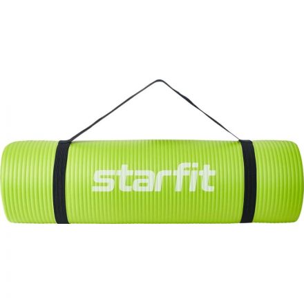 Коврик для йоги  STARFIT FM-301 NBR, 1,0 см, 183x61см,лаймовый, ЦБ-00002281