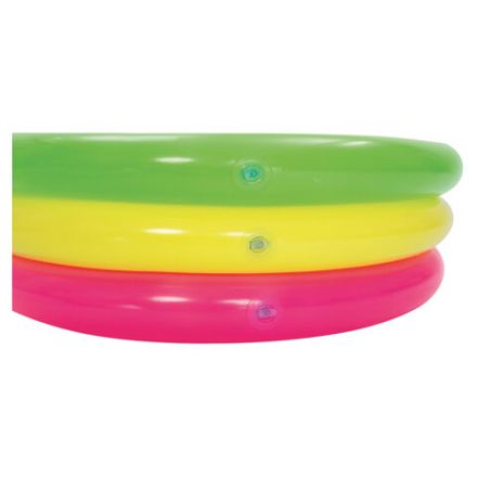 Надувной бассейн детский "Лето" с надувным дном, 70х24 см, 41 л, от 2 лет, BESTWAY, 51128