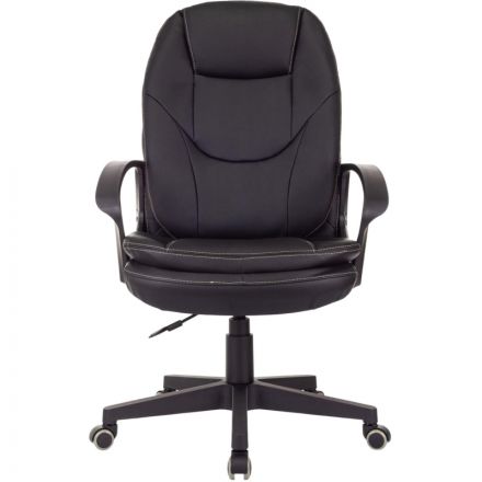 Кресло VB_EChair 668LT PU черный эко.кожа крестов. пластик Кресло VB_EChair 668LT PU черный эко.кожа крестов. пластик