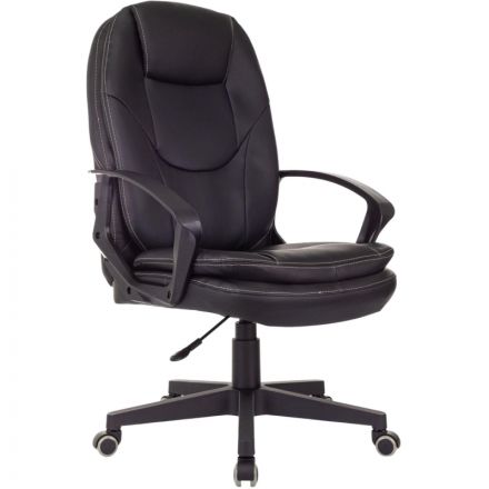 Кресло VB_EChair 668LT PU черный эко.кожа крестов. пластик Кресло VB_EChair 668LT PU черный эко.кожа крестов. пластик