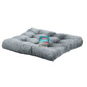 Подушка на стул "ВЕЛЬВЕТ" 38х38 см, полиэстер, серая, PRIMILA (ПРИМИЛА) CLASSIC, 700504