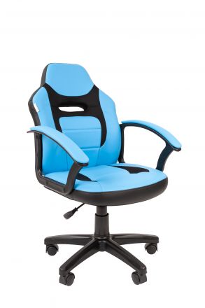 Кресло Chairman Kids 110 Россия экопремиум черный/голубой Кресло Chairman Kids 110 Россия экопремиум черный/голубой