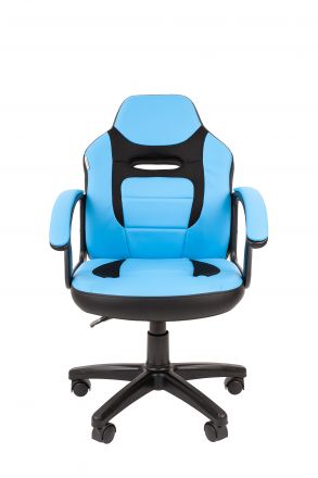 Кресло Chairman Kids 110 Россия экопремиум черный/голубой Кресло Chairman Kids 110 Россия экопремиум черный/голубой