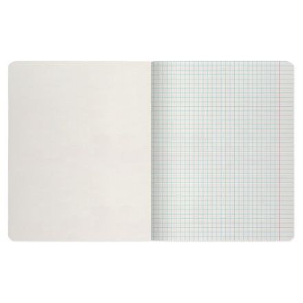 Тетрадь А5 48 л. АЛЬТ скоба, клетка, глянцевый лак, "Природа" (5 видов), 7-48-028