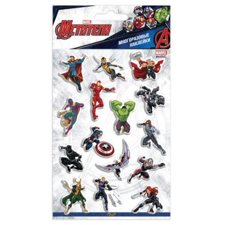 Наклейки объемные АССОРТИ, 11х20 см, PY