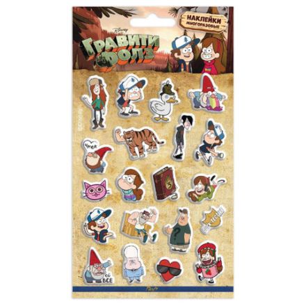 Наклейки объемные АССОРТИ, 11х20 см, PY