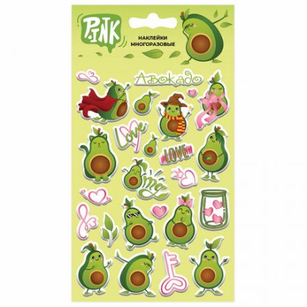 Наклейки объемные АССОРТИ, 11х20 см, PY