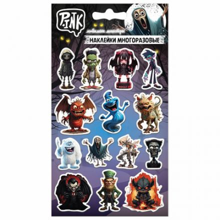 Наклейки объемные АССОРТИ, 11х20 см, PY