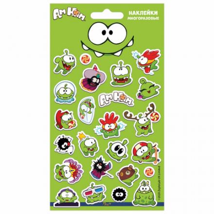 Наклейки объемные АССОРТИ, 11х20 см, PY