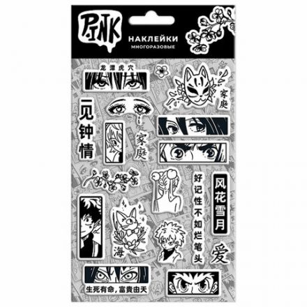 Наклейки объемные АССОРТИ, 11х20 см, PY