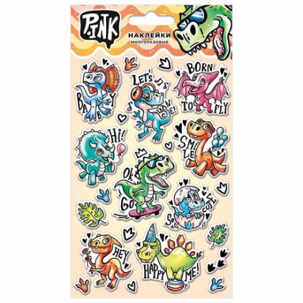 Наклейки объемные АССОРТИ, 11х20 см, PY