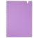Тетрадь обложка пластик, А5 80 л., гребень мягкий, вырубка для ручки, клетка, BRAUBERG, сиреневый, 405379