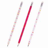 Карандаш чернографитный ЮНЛАНДИЯ "ГЕОМЕТРИЯ", 1 шт., HB, с ластиком, корпус ассорти, 181775 Карандаш чернографитный ЮНЛАНДИЯ "ГЕОМЕТРИЯ", 1 шт., HB, с ластиком, корпус ассорти, 181775