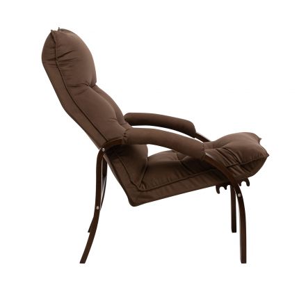 Кресло-трансформер Leset Левада, Орех текстура, V23 молочный шоколад, Ткань Велюр