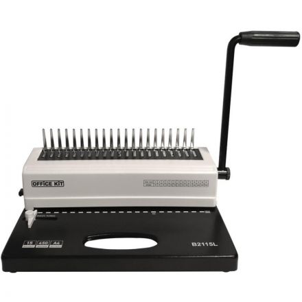 Брошюровщик Office Kit B2115L А4, А5, 15л./450 л., пл. пруж