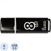 Флеш-память SmartBuy Glossy series 8 Gb USB 2.0 черная Флеш-память SmartBuy Glossy series 8 Gb USB 2.0 черная
