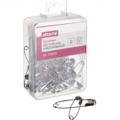 Булавки английские Attache, 32 мм, никелир.,50 шт/уп,пласт.коробка,европодв Булавки английские Attache, 32 мм, никелир.,50 шт/уп,пласт.коробка,европодв