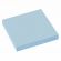 Блок самоклеящийся (стикеры) STAFF, 76х76 мм, 100 листов, голубой, 129362