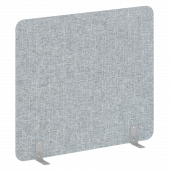 R-line soft Перегородки на металлических опорах на фетровых подпятниках AP.F-160-140 Romeo 13/Серый металл 1600*18*1400