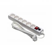 Сетевой фильтр Buro 600SH-5-W 5м (6 розеток) белый Сетевой фильтр Buro 600SH-5-W 5м (6 розеток) белый