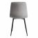 Стул CHILLY (mod. JSC-220) Велюр/металл , 44,5х52,5х88 см, Dark grey (темно-серый) HLR24 / черный
