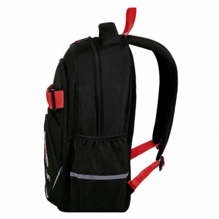 Рюкзак BRAUBERG MOTION, 2 отделения, 3 кармана, "Calm capy", СВЕТЯЩИЙСЯ, 41х28х17 см, 272032