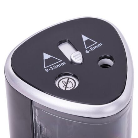 Точилка электрическая BRAUBERG DUAL (для 2 диаметров карандашей!), 4 батарейки АА, черная, 270581 Точилка электрическая BRAUBERG DUAL (для 2 диаметров карандашей!), 4 батарейки АА, черная, 270581