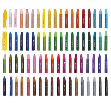 Пастель масляная восковые мелки утолщенные 72 цвета с точилкой, держателем и стеком, BRAUBERG PREMIUM, 272715 Пастель масляная восковые мелки утолщенные 72 цвета с точилкой, держателем и стеком, BRAUBERG PREMIUM, 272715