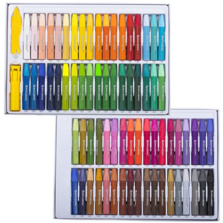 Пастель масляная восковые мелки утолщенные 72 цвета с точилкой, держателем и стеком, BRAUBERG PREMIUM, 272715 Пастель масляная восковые мелки утолщенные 72 цвета с точилкой, держателем и стеком, BRAUBERG PREMIUM, 272715