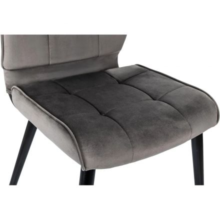 Стул VB_для дома Бюрократ CH-K10_2_K т.серый Holland 18 металл Стул VB_для дома Бюрократ CH-K10_2_K т.серый Holland 18 металл