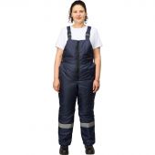 Полукомбинезон рабочий зимний женский з46-ПК синий (р.48-50) 170-176