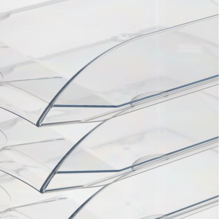 Лоток горизонтальный Attache 4шт/уп прозрачный тд_у Лоток горизонтальный Attache 4шт/уп прозрачный тд_у