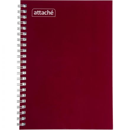 Бизнес-тетрадь А5 80л ATTACHE, спираль,бордо, блок 60г, обложка 215г Бизнес-тетрадь А5 80л ATTACHE, спираль,бордо, блок 60г, обложка 215г