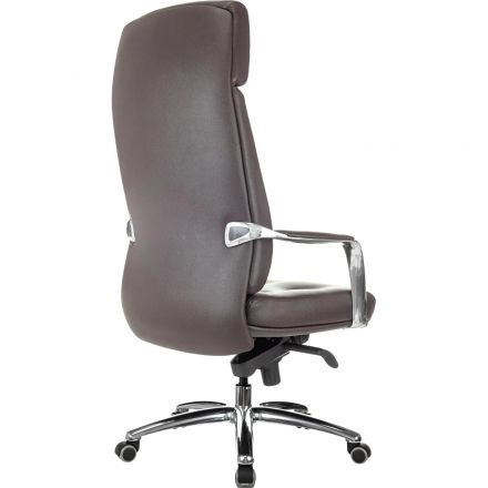 Кресло VB_Бюрократ DAO BROWN кожа коричневая Кресло VB_Бюрократ DAO BROWN кожа коричневая