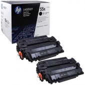 Картридж лазерный HP 55X CE255XD черный оригинальный повышенной емкости (двойная упаковка) Картридж лазерный HP 55X CE255XD черный оригинальный повышенной емкости (двойная упаковка)