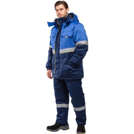 Костюм рабочий зимний з43-КБР вас/син р.48-50/170-176