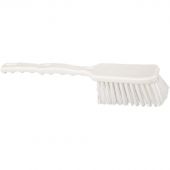 Щетка ручная FBK с длинной ручкой 410х55мм жесткая белая 10233-1