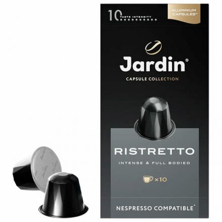 Кофе в капсулах JARDIN "Ristretto" для кофемашин Nespresso, 10 порций, 1352-10