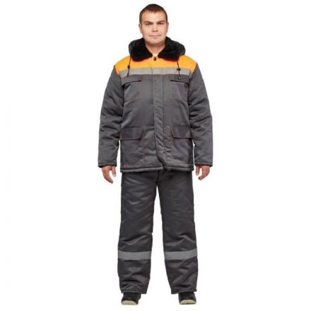 Костюм рабочий зимний муж з35-КПК сер/оранж ( 48-50) 194-200 (Арсенал-СП)