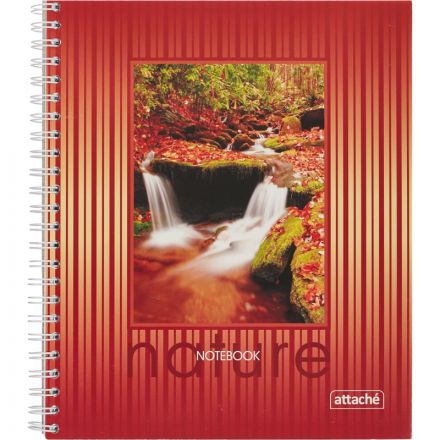 Тетрадь общая Attache А5 120 листов в клетку на спирали