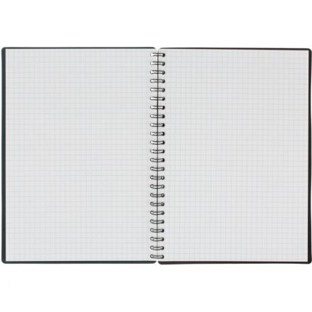 Бизнес-тетрадь Комус А5 60л, кл., обл.пластик, спираль, голубая Classic Бизнес-тетрадь Комус А5 60л, кл., обл.пластик, спираль, голубая Classic