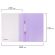 Скоросшиватель пластиковый BRAUBERG "Pastel" А4, 130/180 мкм, лиловый, 270456