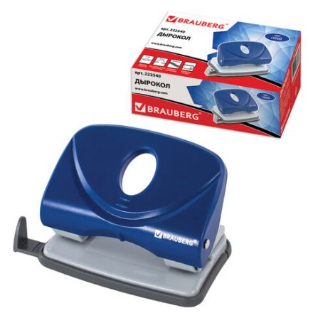 Дырокол BRAUBERG "Original", до 20 листов, синий, 222540 Дырокол BRAUBERG "Original", до 20 листов, синий, 222540