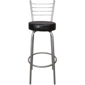 Стул барный MKM_Марко черный полим/хром