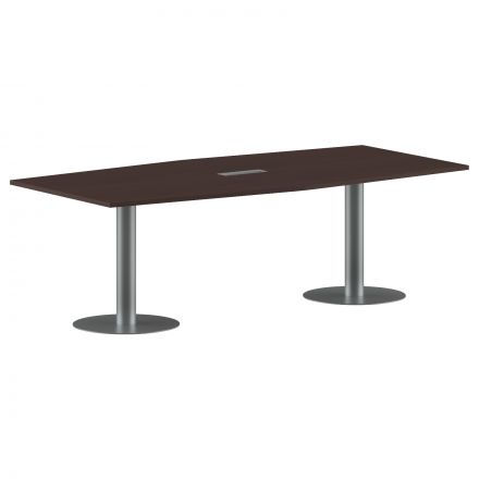 Конференц стол ПРГ-4 Венге Магия/Алюминий 2400х1200х750 Конференц стол ПРГ-4 Венге Магия/Алюминий 2400х1200х750