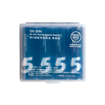 Аккумулятор Xiaomi ZMI AA 1800 mAh (уп.4 шт в пластиковом чехле) (AA 512)